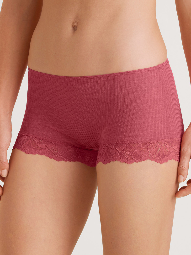 Sous Vêtement Calida Silky Wool Joy Panty Rouge Femme | ZTT-4813385