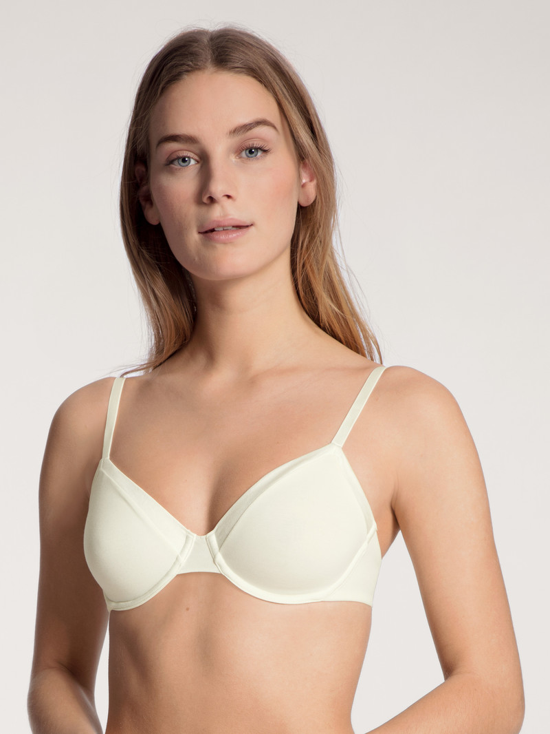 Sous Vêtement Calida Cate Bra With Underwiring Alabaster Crème Femme | XRK-5636357