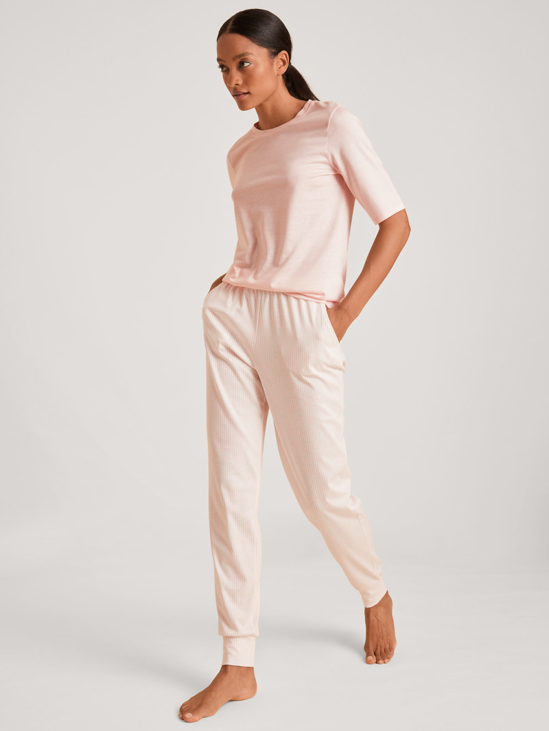 Vêtement De Nuit Calida Favourites Lavender Pants Pearl Blush Femme | YUT-2945770