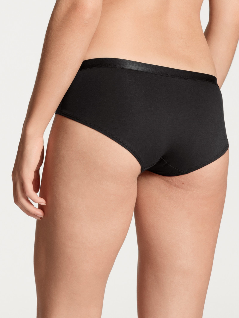 Sous Vêtement Calida Natural Joy Panty Schwarz Femme | KKI-0778657