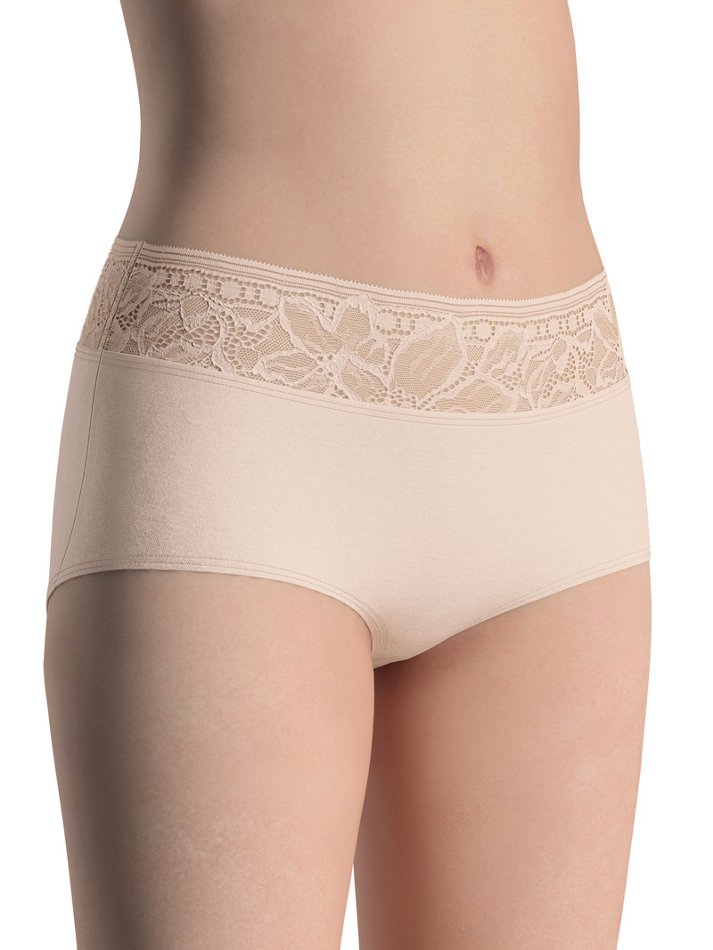 Sous Vêtement Calida 100% Nature Mum Panty, Regular Cut, Cradle To Cradle Certified Rose Femme | DVF-8128444