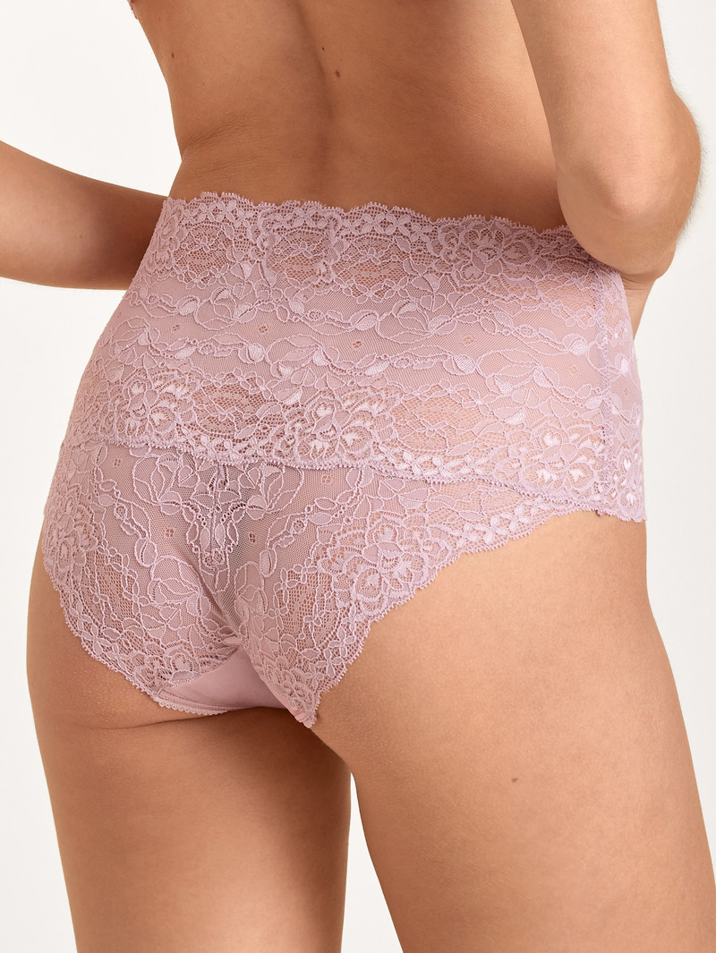 Sous Vêtement Calida Special Brief With Lace, High Waist Mauve Shadow Femme | LFR-2183147