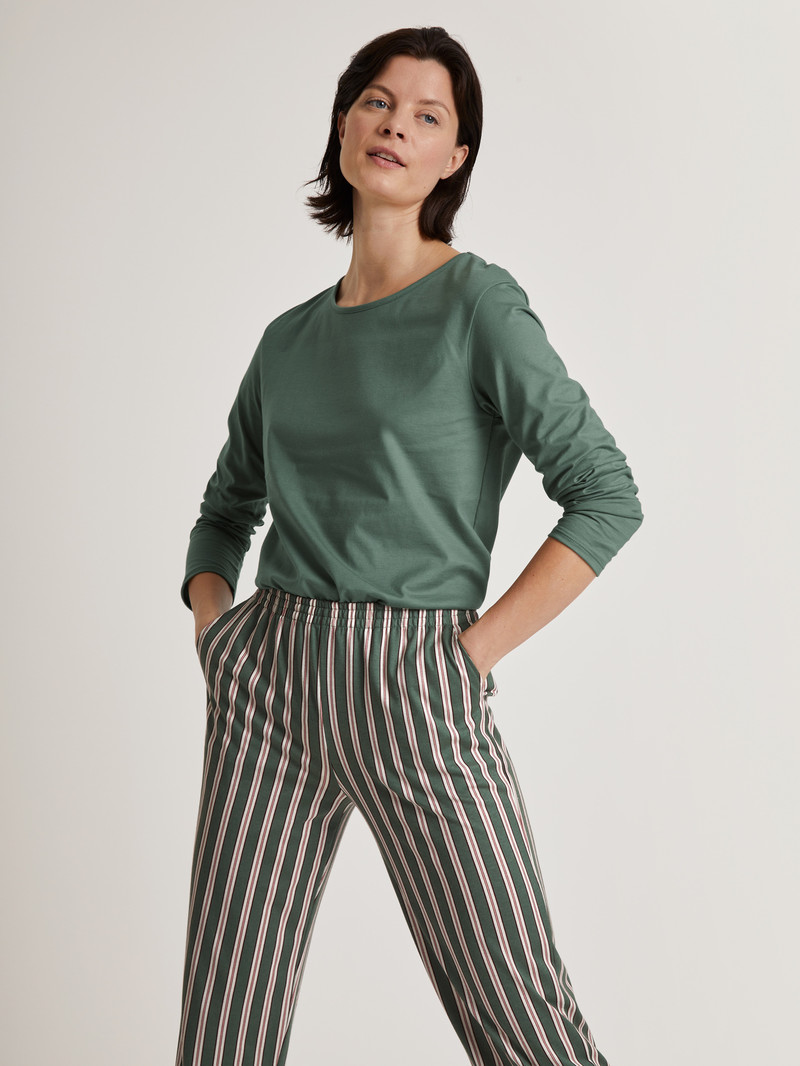 Vêtement De Nuit Calida Favourites Ground Pants Vert Femme | ZKZ-4050135