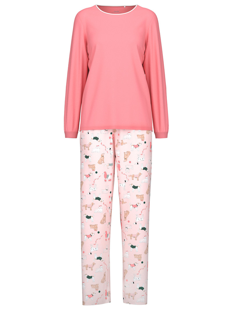 Vêtement De Nuit Calida Dog Dreams Pyjama Strawberry Ice Femme | ZRM-9954588