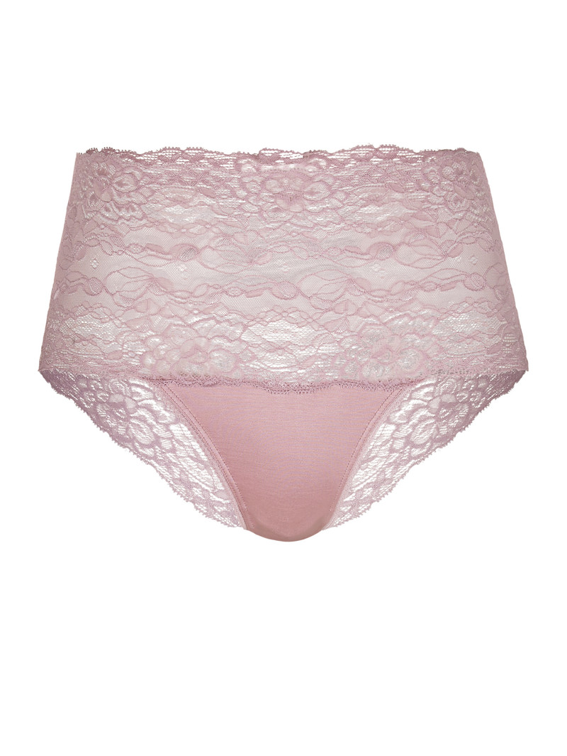 Sous Vêtement Calida Special Brief With Lace, High Waist Mauve Shadow Femme | LFR-2183147