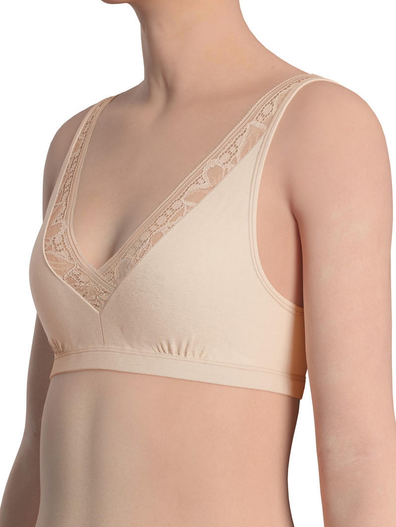 Sous Vêtement Calida 100% Nature Mum Bustier, Cradle To Cradle Certified Rose Femme | PRB-1056519