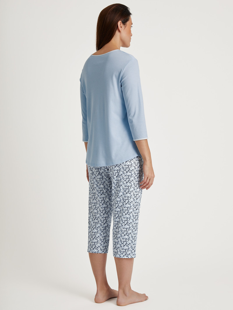 Vêtement De Nuit Calida Sweet Dreams 3/4 Pyjama Arctic Ice Femme | QVL-3057676