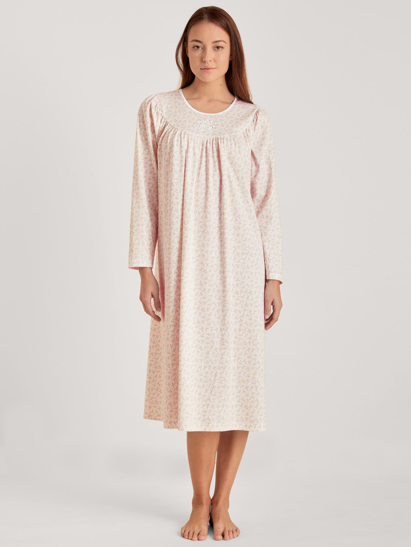 Vêtement De Nuit Calida Soft Cotton Nightdress, Length 110 Cm Pearl Blush Femme | JBI-8090061