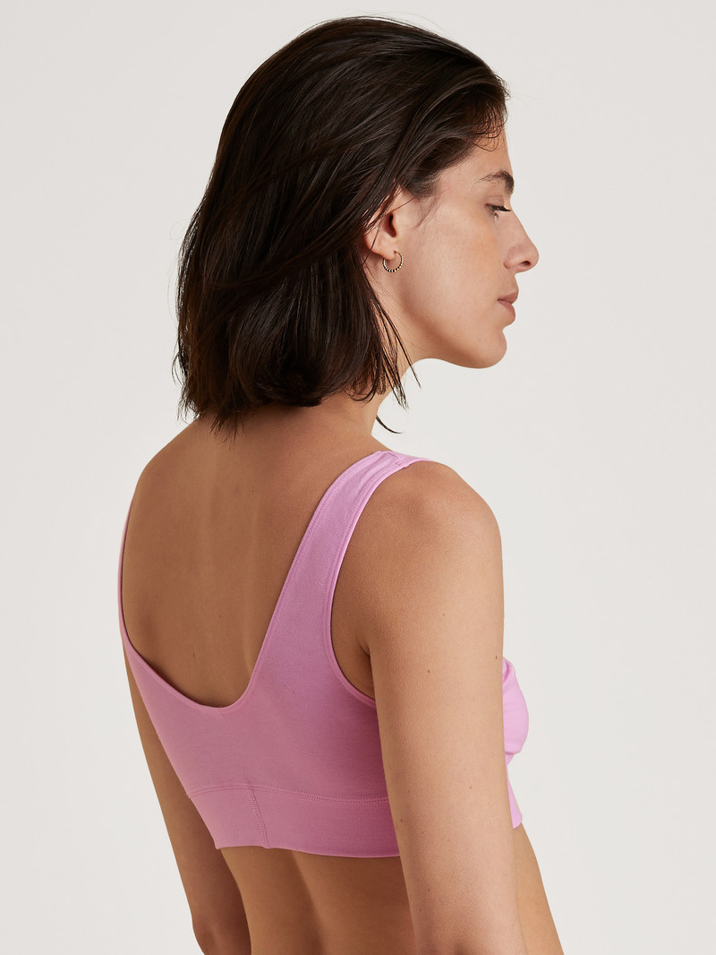 Yoga Calida Elastic Bustier Rose Femme | TNW-3519979