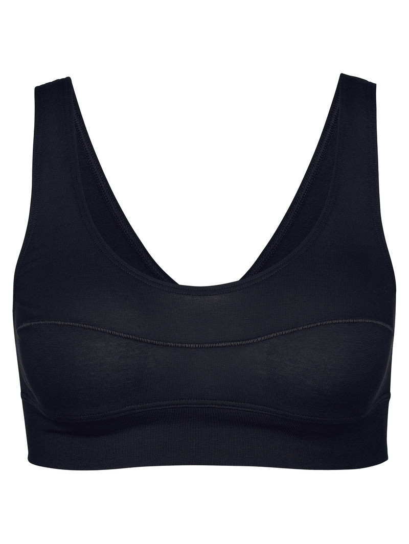 Yoga Calida Elastic Bustier Noir Bleu Femme | LBA-0594758