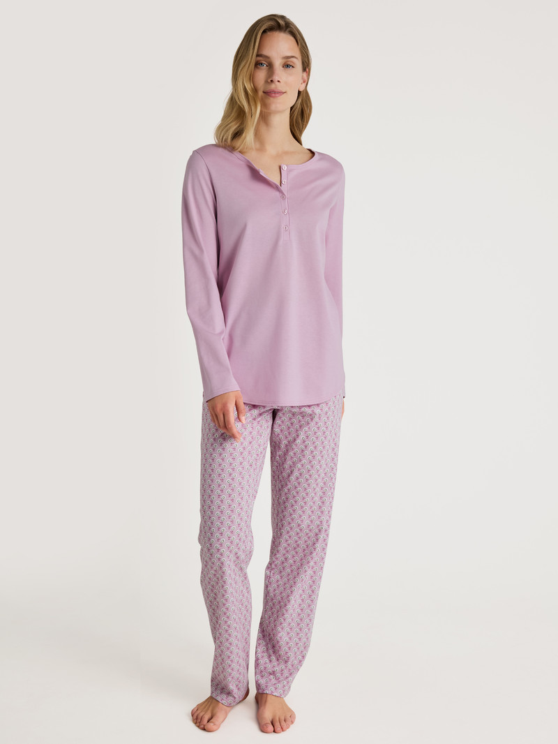 Vêtement De Nuit Calida Special Pyjama New Fragrant Lilac Femme | JQU-2566591