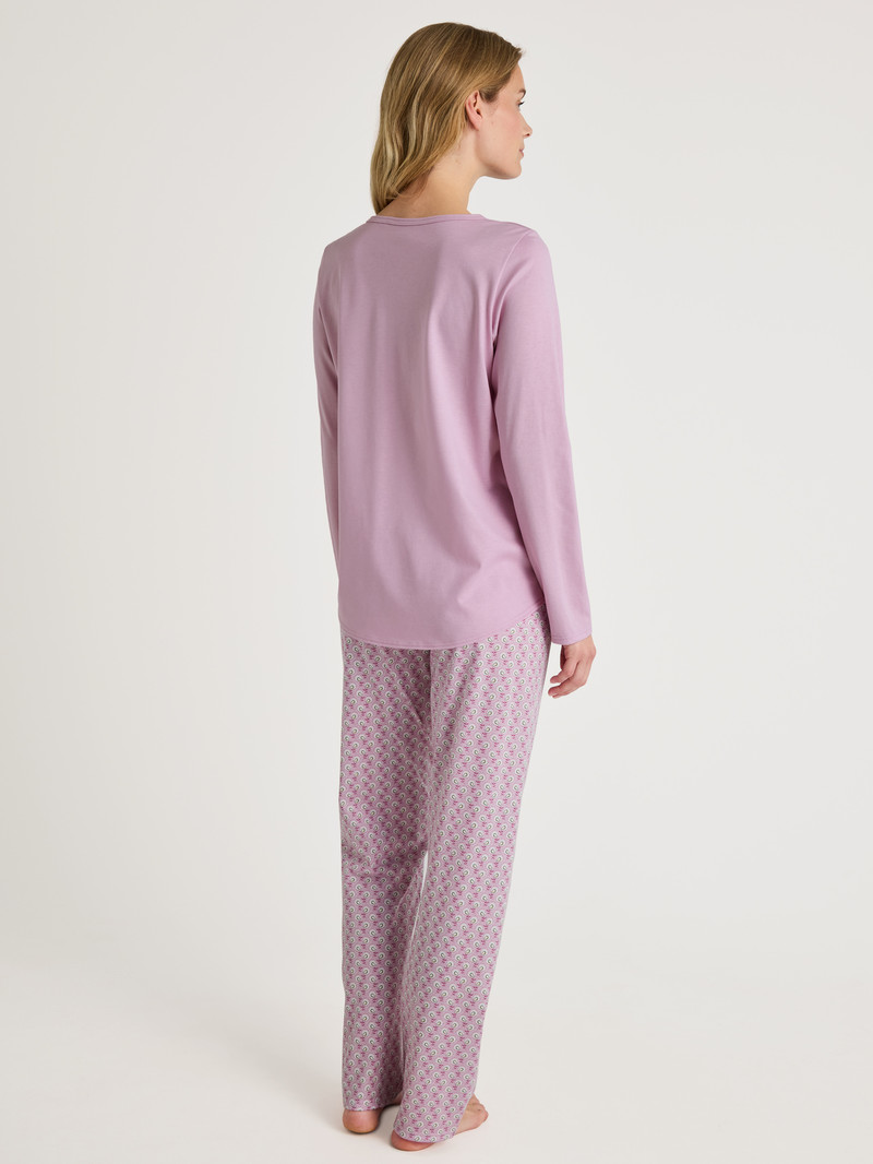 Vêtement De Nuit Calida Special Pyjama New Fragrant Lilac Femme | JQU-2566591