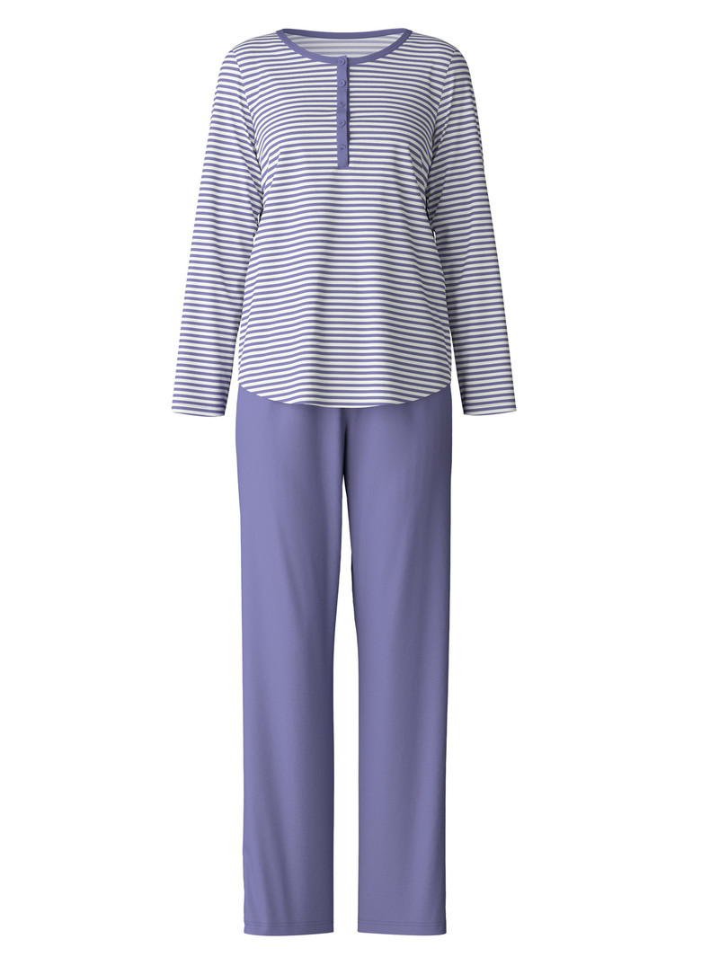 Vêtement De Nuit Calida Special Pyjama Violette Femme | EOC-0290689