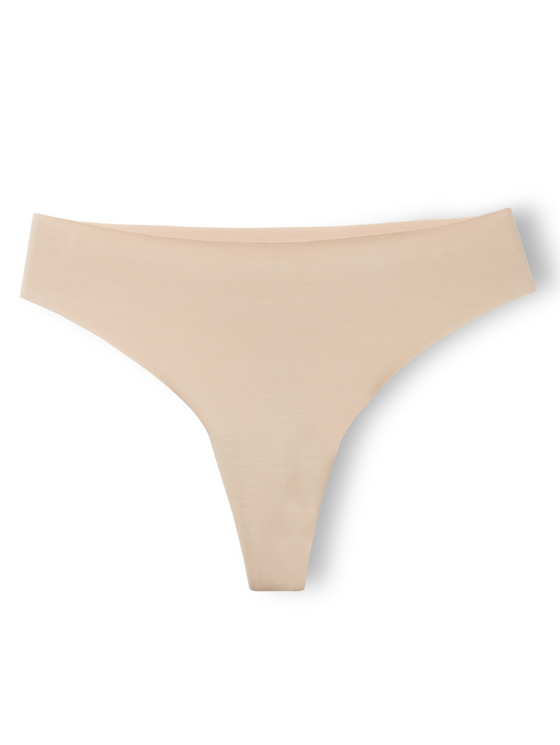 Yoga Calida Natural Skin String Rose Femme | YZX-2884003