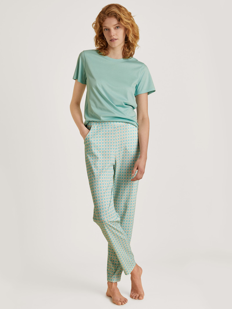 Vêtement De Nuit Calida Favourites Balance Pants With Side Pockets Bleu Femme | ZFQ-2087252