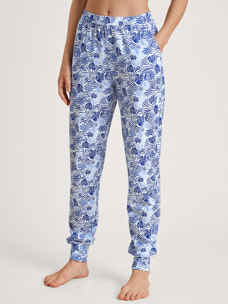 Vêtement De Nuit Calida Favourites Serenity Pants Bleu Femme | NUL-9983458