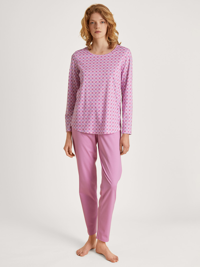 Vêtement De Nuit Calida Daylight Dreams Pyjama Rose Femme | ELF-6889530