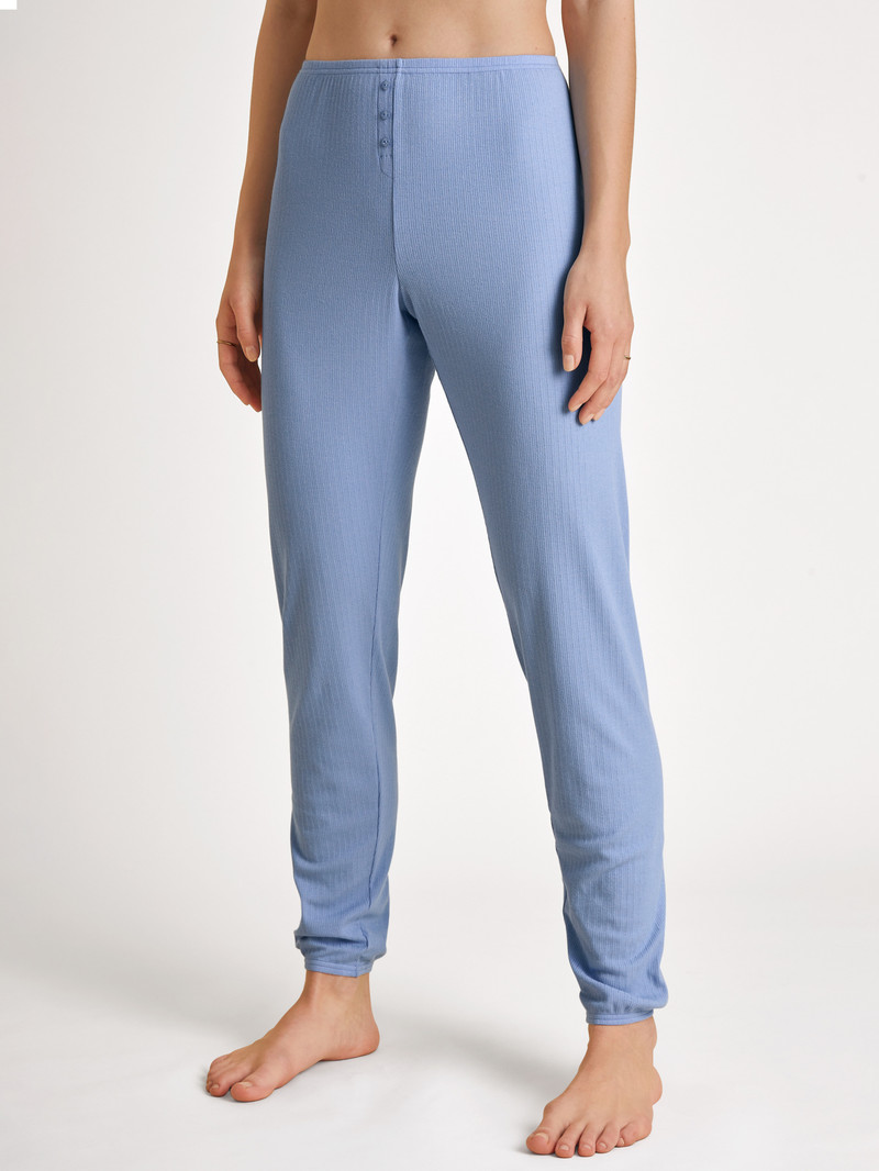 Vêtement De Nuit Calida Favourites Harmony Pants With Cuff Bleu Femme | ROX-9173605