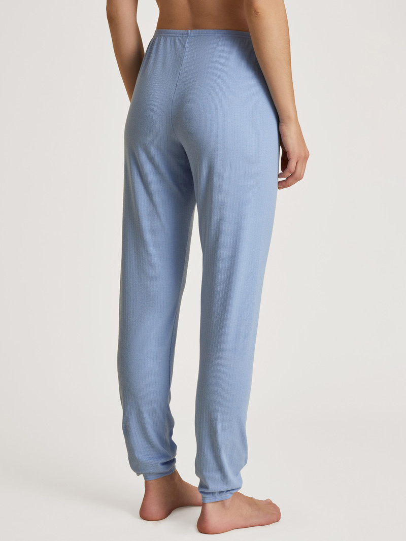 Vêtement De Nuit Calida Favourites Harmony Pants With Cuff Bleu Femme | ROX-9173605