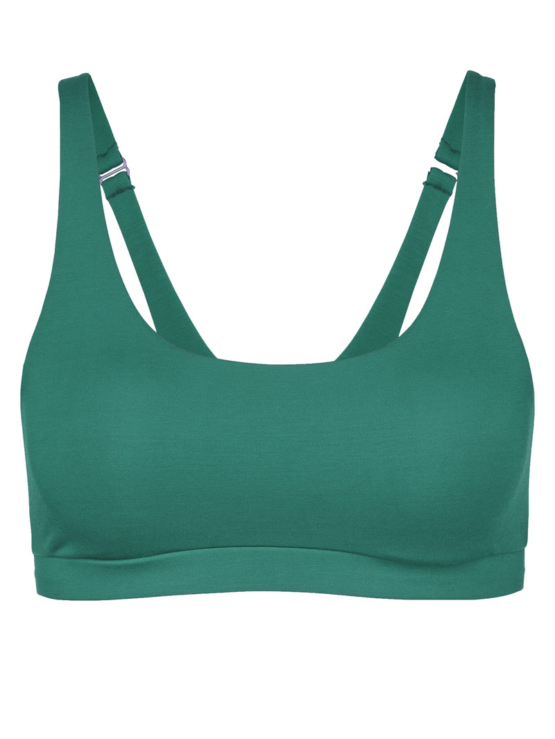 Yoga Calida Natural Skin Bustier, Cradle To Cradle Certified Vert Femme | CLM-3911376