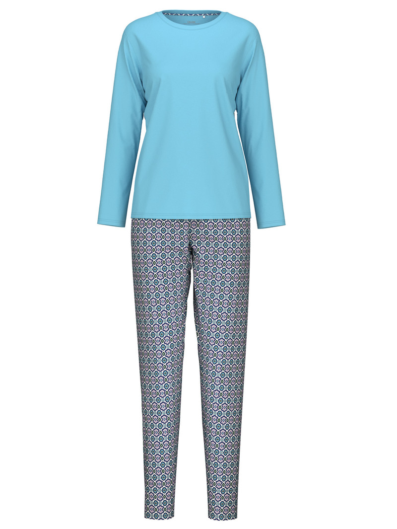 Vêtement De Nuit Calida Spring Nights Pyjama Bleu Femme | UMA-3246784