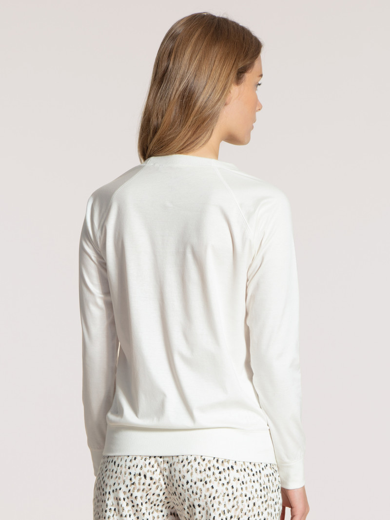 Vêtement De Nuit Calida Favourites Dreams Shirt Long Sleeve Blanche Femme | EFI-0209932