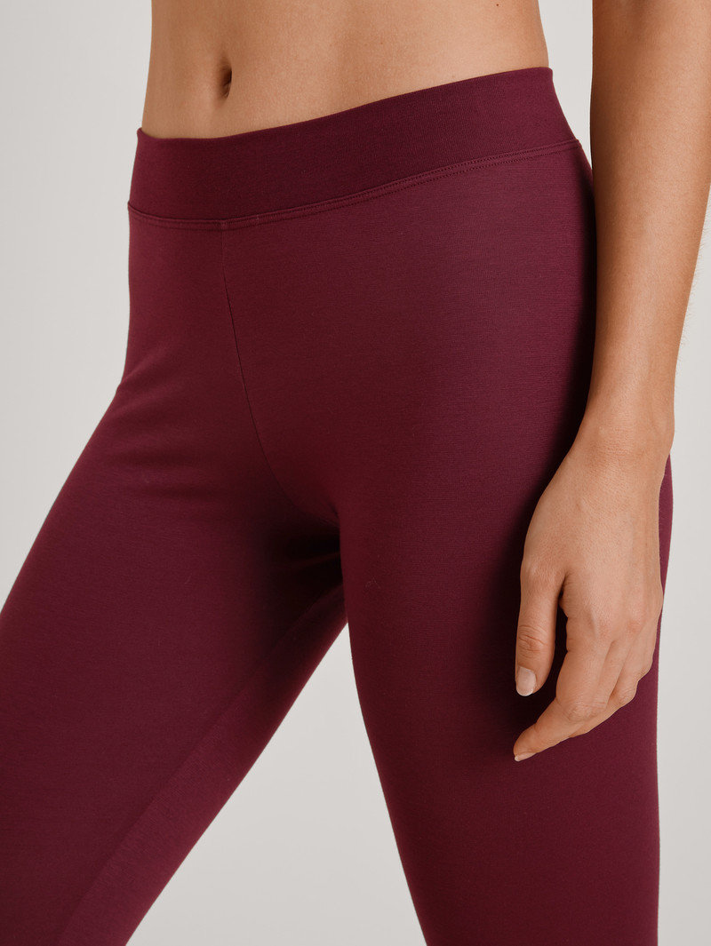 Yoga Calida Elastic Leggings Rouge Femme | DLW-7675138