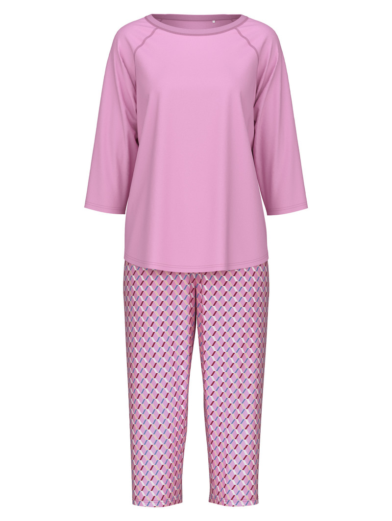 Vêtement De Nuit Calida Daylight Dreams 3/4 Pyjama Rose Femme | ZHO-7344431