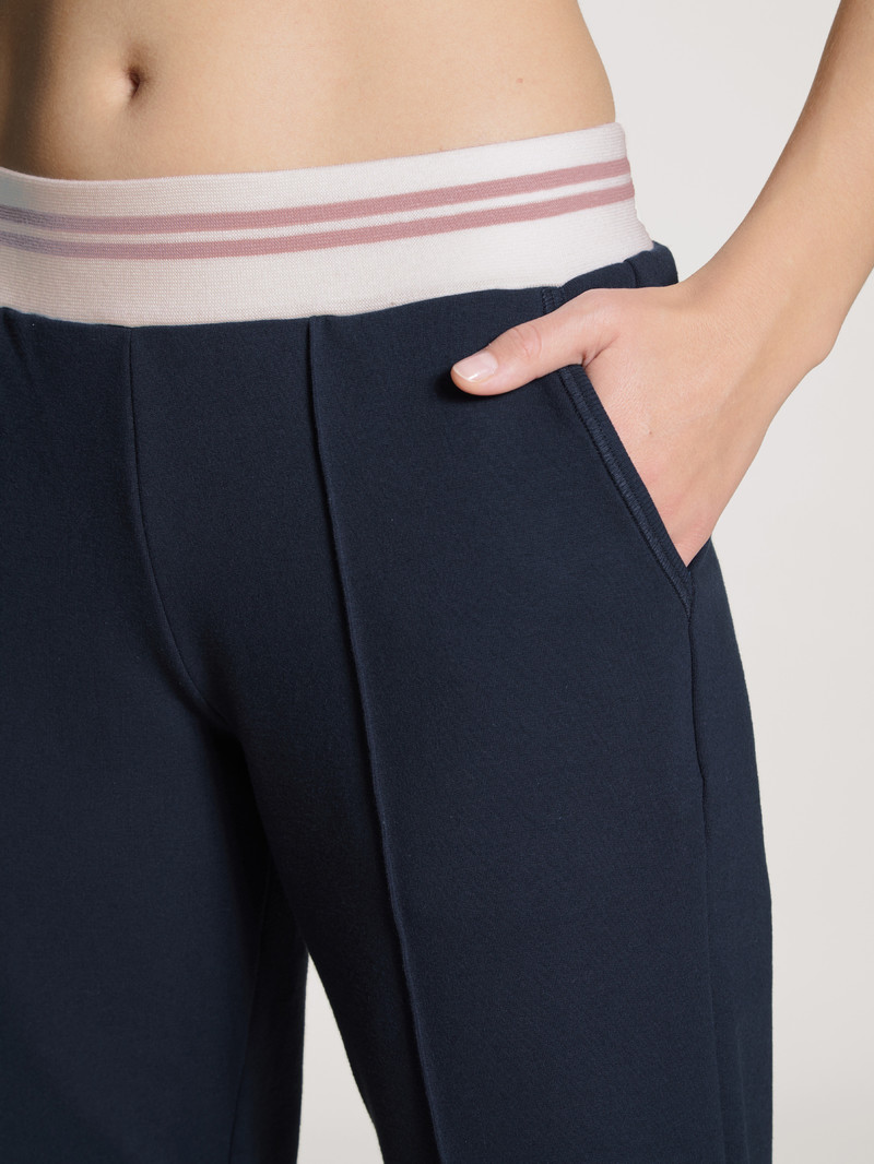 Yoga Calida Favourites Lounge Pants Noir Bleu Femme | QWY-2559935