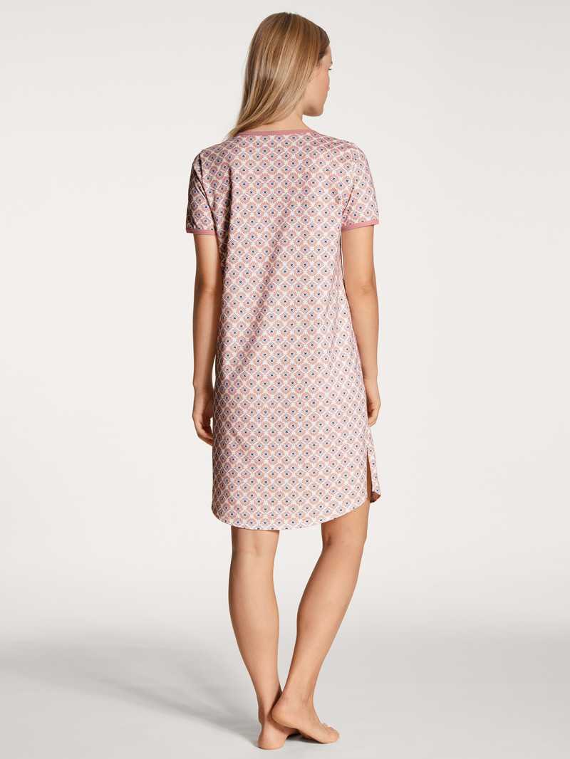 Vêtement De Nuit Calida Lovely Nights Sleepshirt, Length 95cm Rose Femme | HJP-9144852