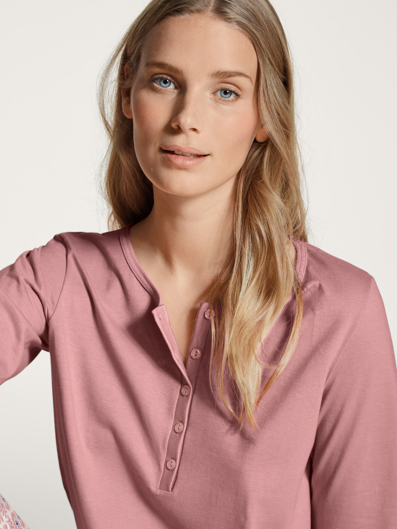 Vêtement De Nuit Calida Lovely Nights Pyjama Rose Femme | JVK-8983852