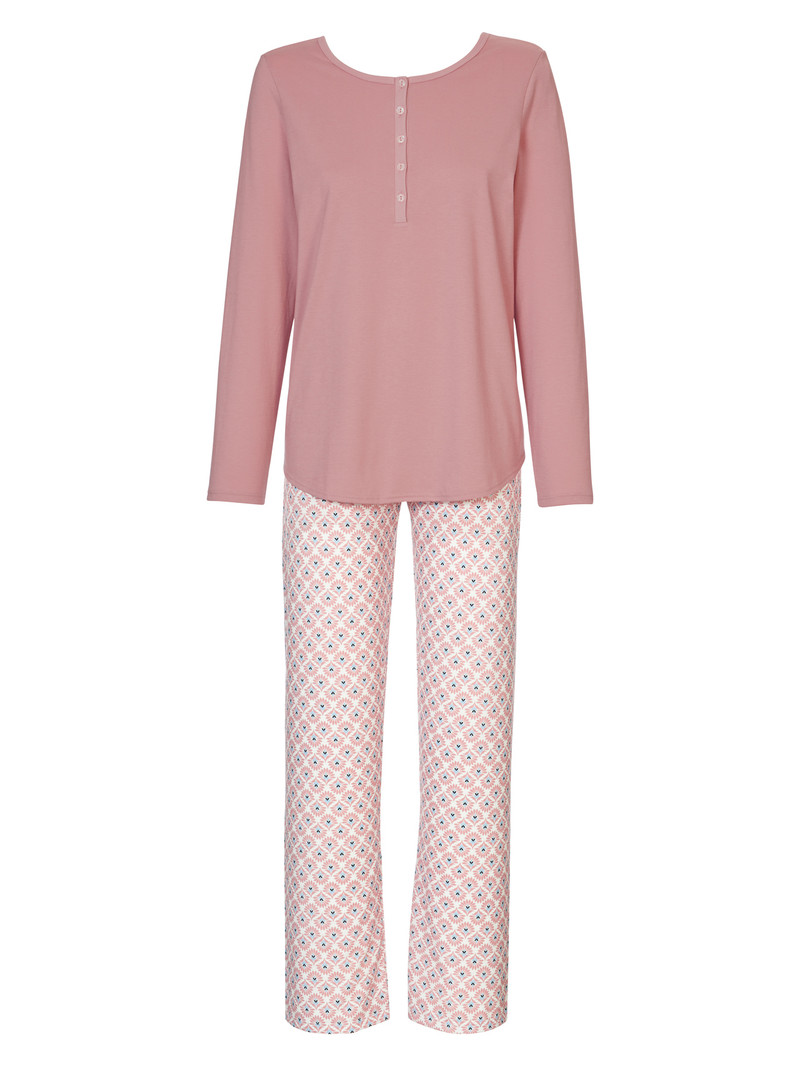 Vêtement De Nuit Calida Lovely Nights Pyjama Rose Femme | JVK-8983852