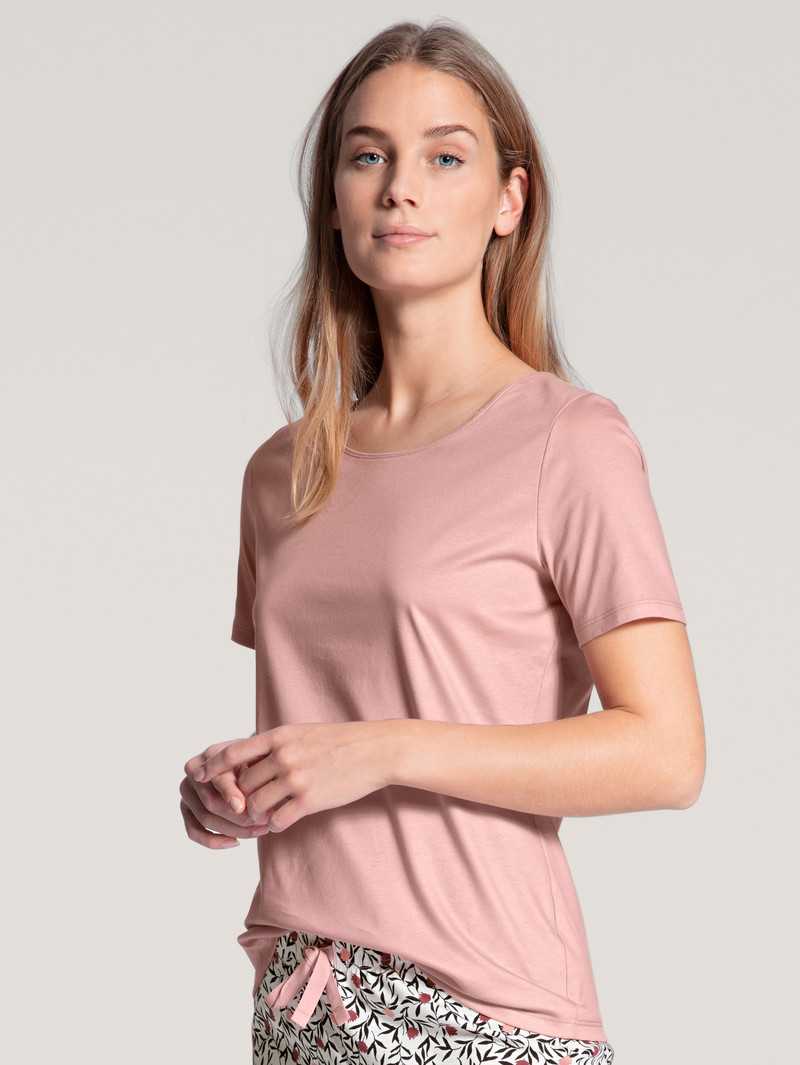 Vêtement De Nuit Calida Favourites Dreams Shirt Short Sleeve Rose Femme | WGG-3052180