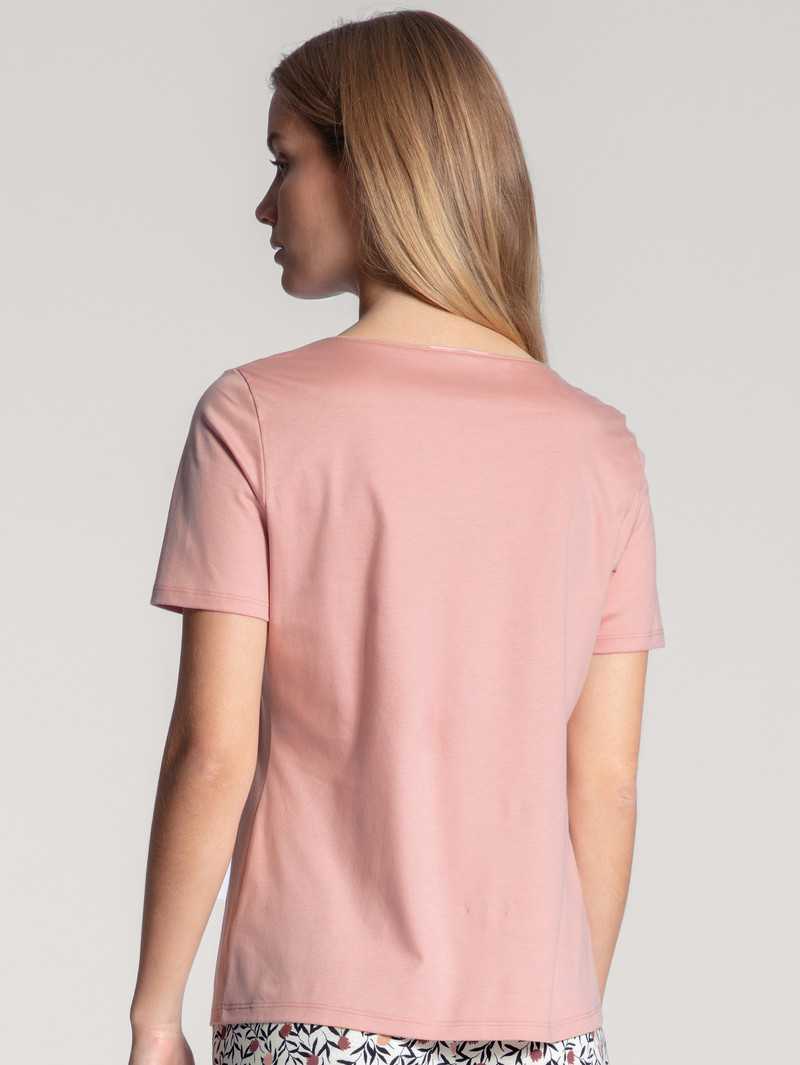 Vêtement De Nuit Calida Favourites Dreams Shirt Short Sleeve Rose Femme | WGG-3052180