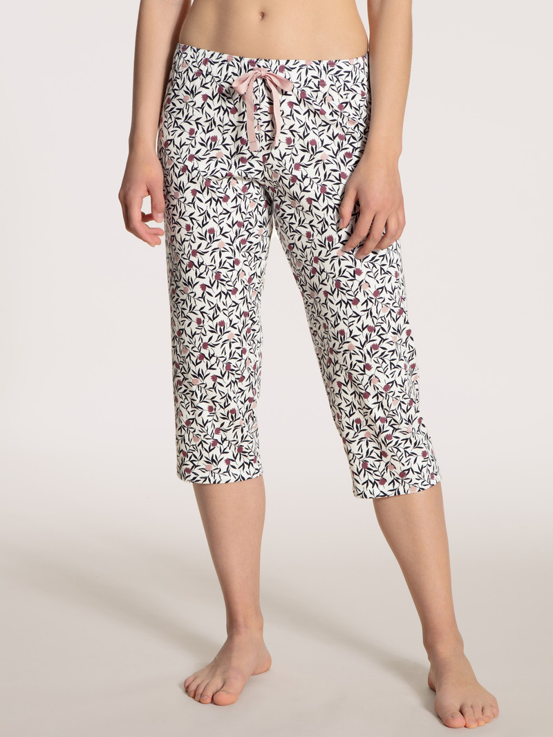 Vêtement De Nuit Calida Favourites Dreams 3/4 Pants Blanche Femme | PME-7188723