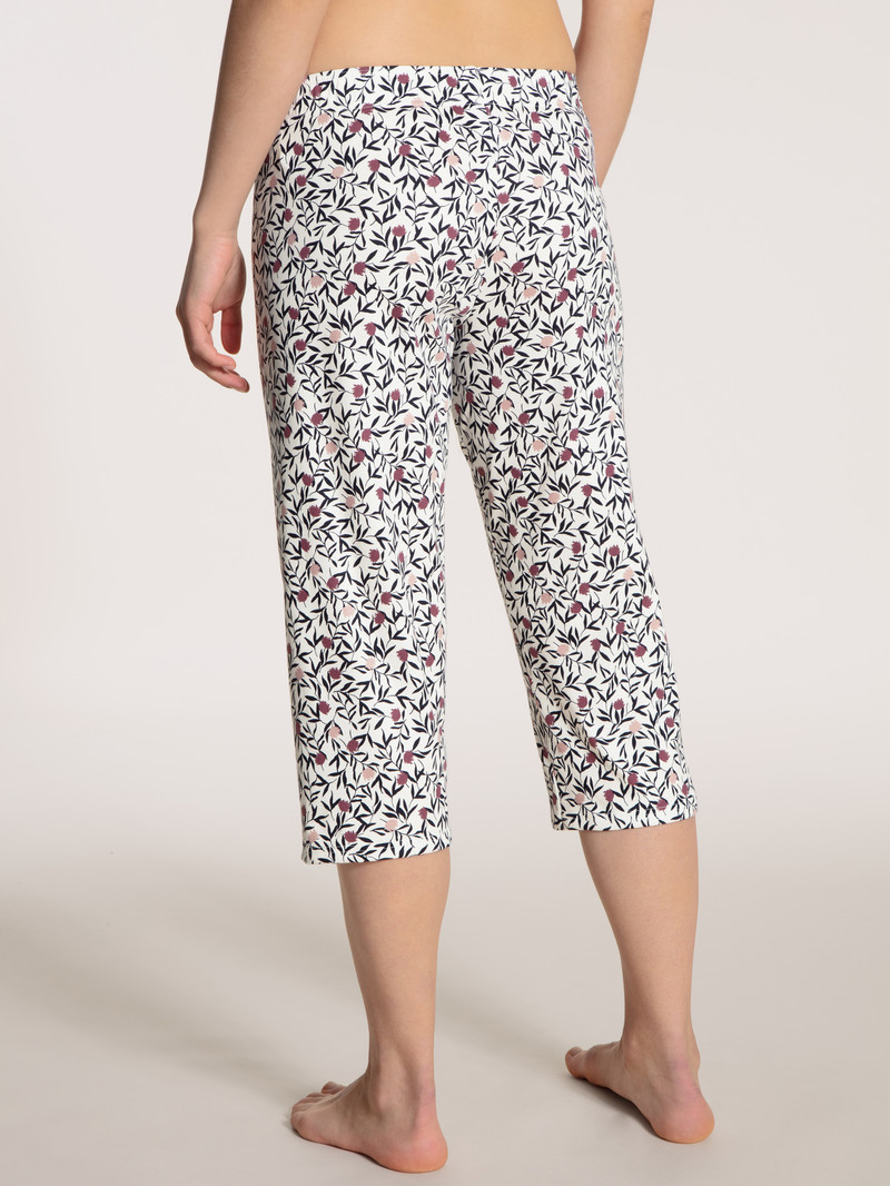 Vêtement De Nuit Calida Favourites Dreams 3/4 Pants Blanche Femme | PME-7188723