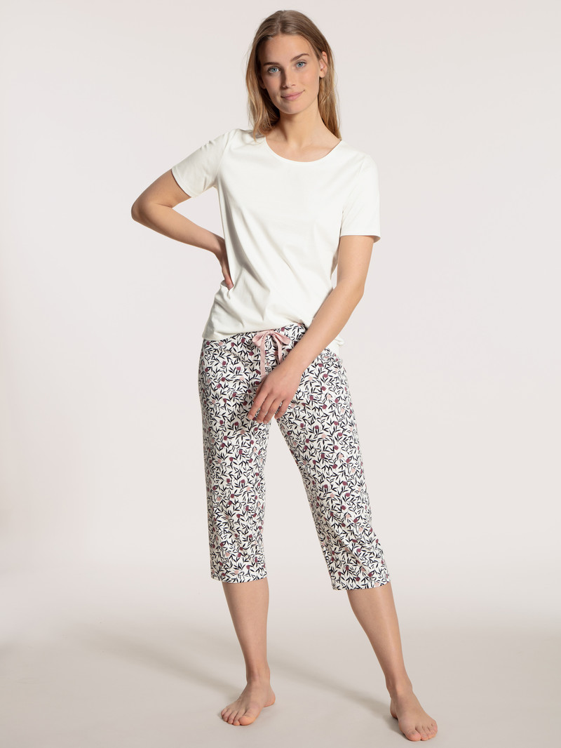 Vêtement De Nuit Calida Favourites Dreams 3/4 Pants Blanche Femme | PME-7188723