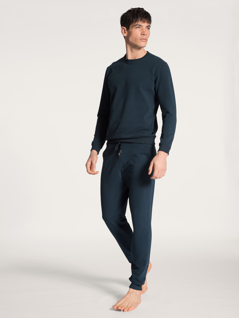 Loungewear Calida Remix Basic Lounge Pants Noir Homme | MKE-7496398