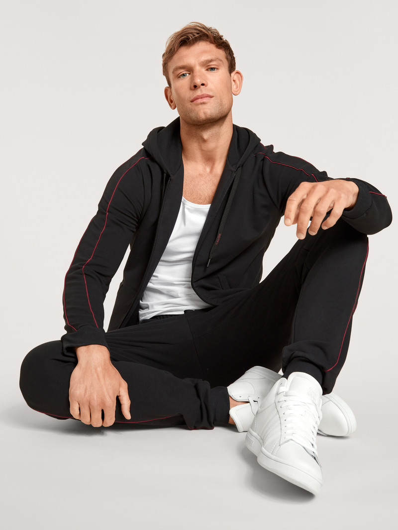 Loungewear Calida Remix Basic Lounge Sweatpants Schwarz Homme | VWO-2278530