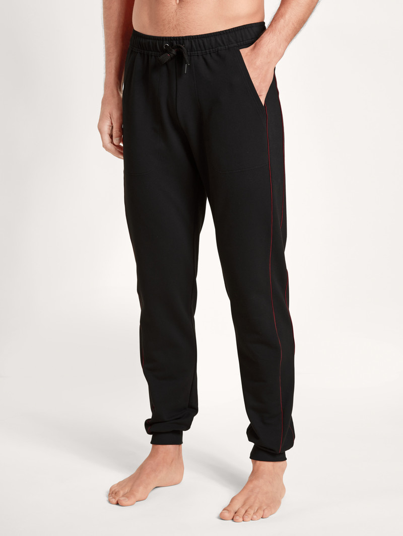 Loungewear Calida Remix Basic Lounge Sweatpants Schwarz Homme | VWO-2278530