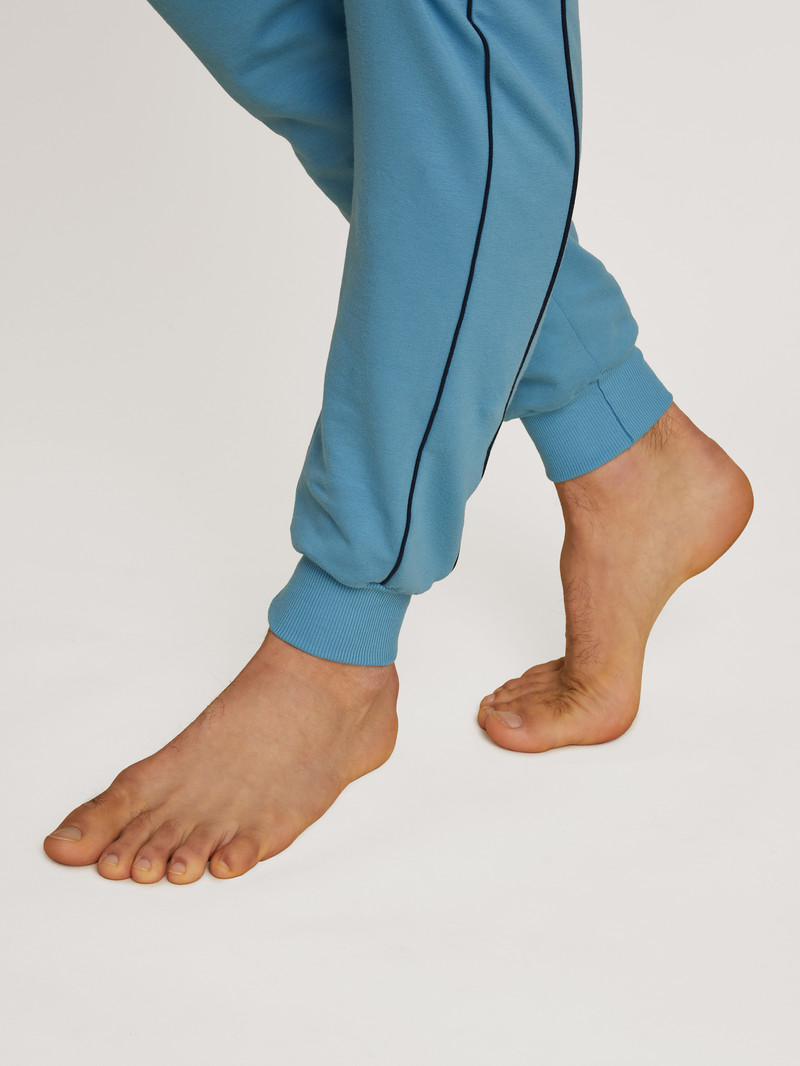 Loungewear Calida Rmx Lounge Leisure Sweatpants Bleu Homme | AND-9296060