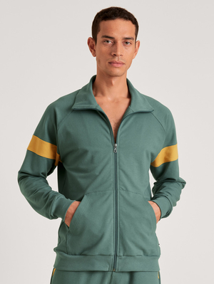 Loungewear Calida 100% Nature Refresh Jacket, Cradle To Cradle Certified Noir Homme | UBJ-0769687