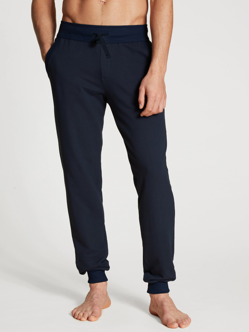 Loungewear Calida Circular Lounge Sweatpants, Cradle To Cradle Certified Noir Homme | XZT-5484478