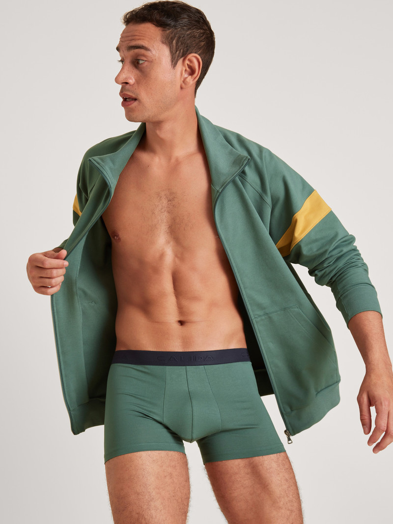 Loungewear Calida 100% Nature Refresh Jacket, Cradle To Cradle Certified Noir Homme | UBJ-0769687