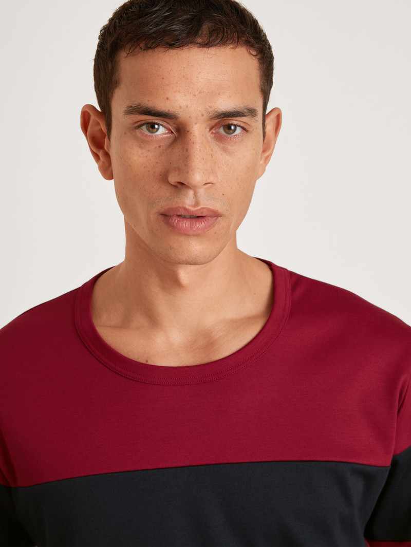 Loungewear Calida Family & Friends Sweatshirt Rouge Homme | AQV-6641644