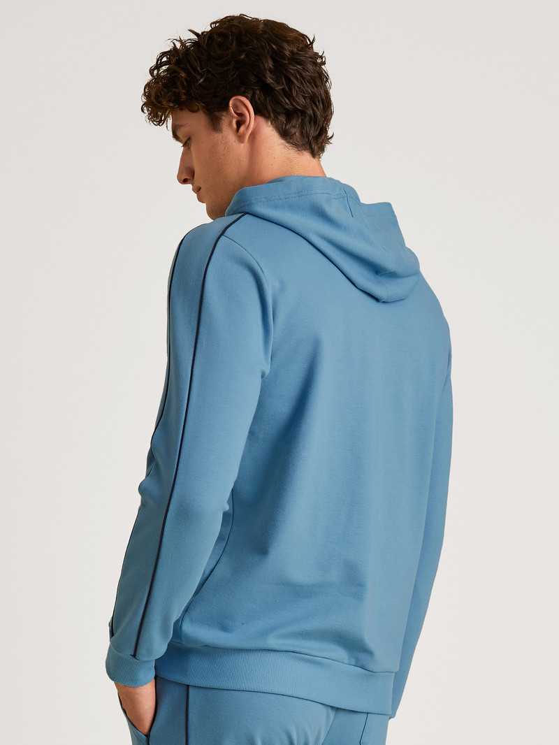 Loungewear Calida Rmx Lounge Leisure Jacket Bleu Homme | GZF-9521454