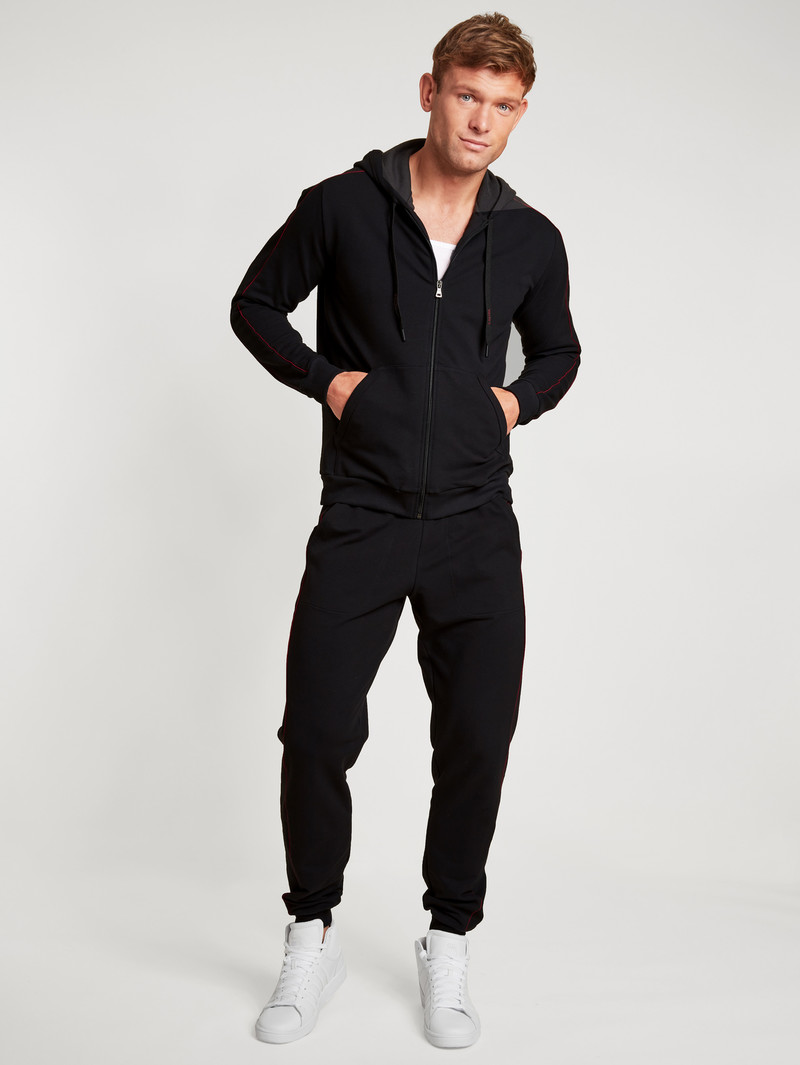 Loungewear Calida Remix Basic Lounge Jacket Schwarz Homme | ILL-6149244