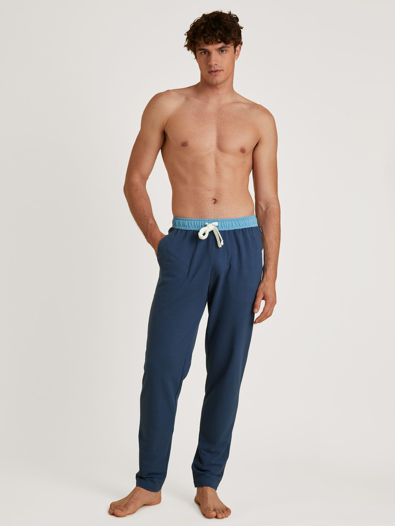 Loungewear Calida Circular Refresh Jogging Trousers, Cradle To Cradle Certified Bleu Homme | GZC-1707034