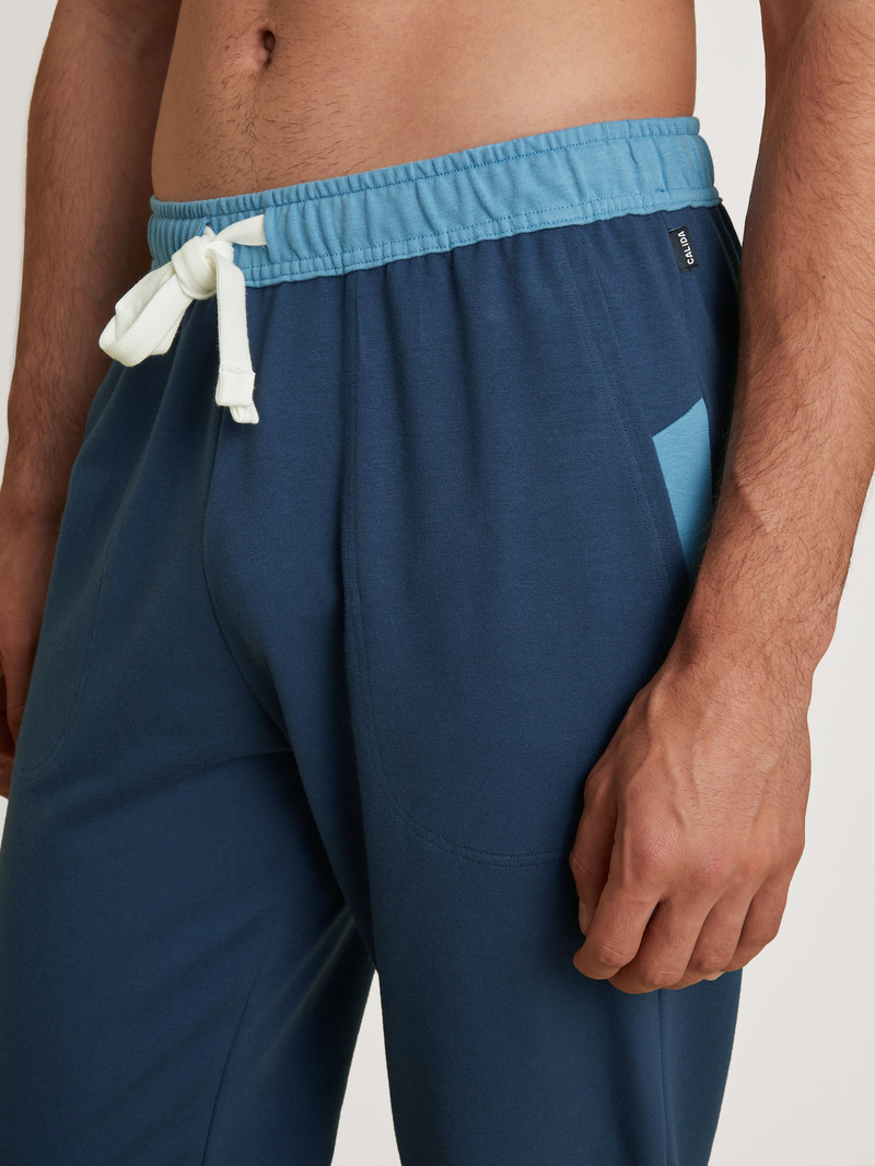 Loungewear Calida Circular Refresh Jogging Trousers, Cradle To Cradle Certified Bleu Homme | GZC-1707034