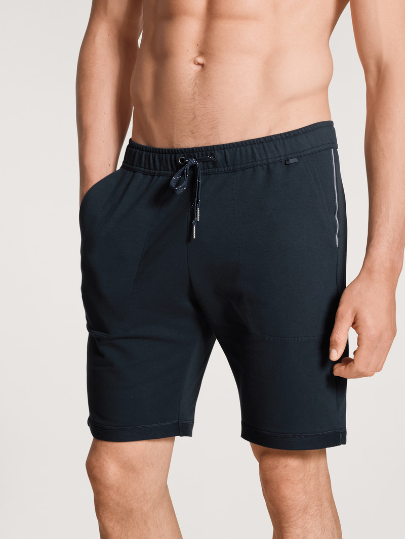 Loungewear Calida Remix Basic Lounge Bermudas Noir Homme | HOK-2664269